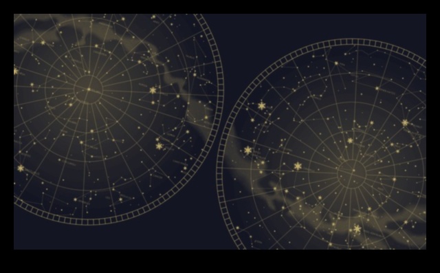 Kosmiskie zvaigznāji: planētu orbītu punktu savienošana