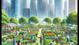 Daudzstāvu dārzkopība kopienas un ilgtspējas kultivēšana pilsētas ainavā 1 Daudzstāvu dārzkopība: pilsētas dārzkopības prieki virs pilsētas